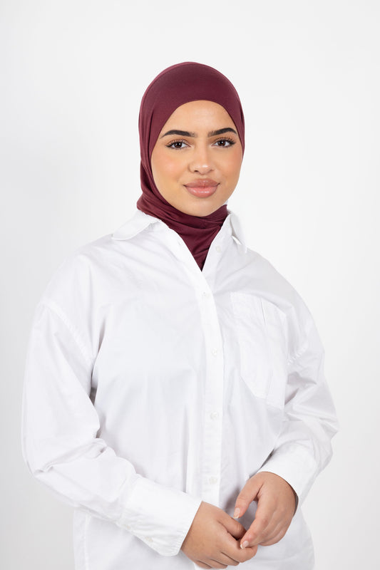 Magnetique Hijab | Burgundy